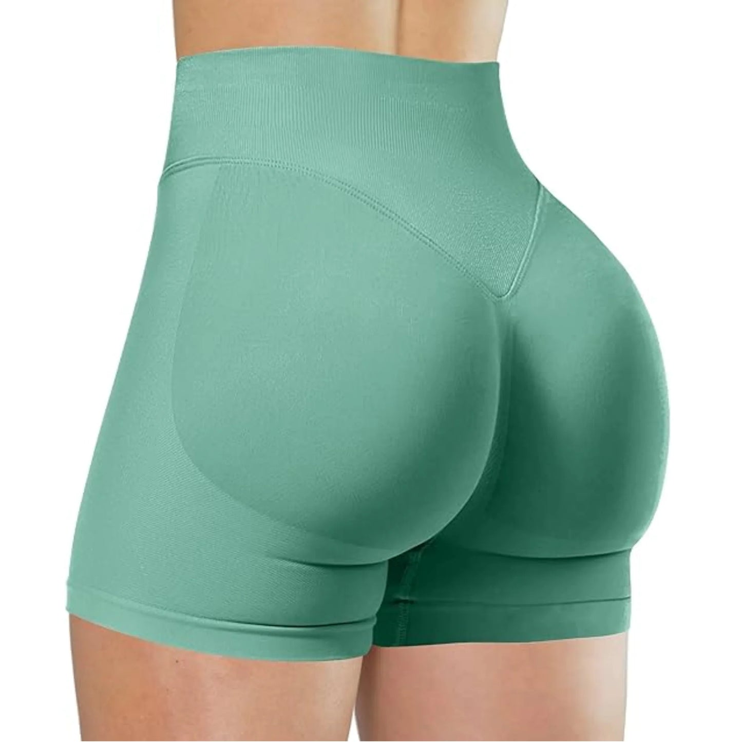 Shorts de Yoga Cintura Alta - Moda Fitness Feminina