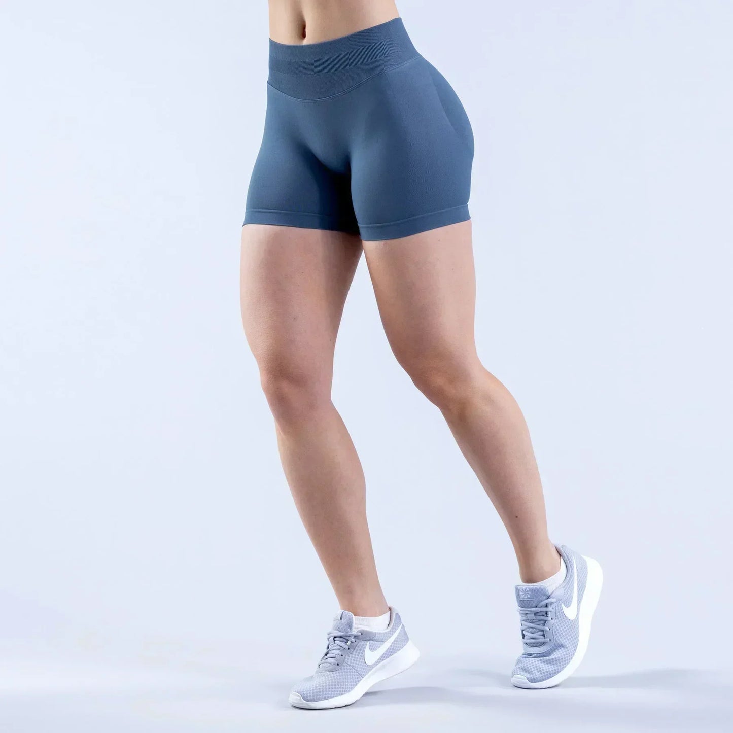 Shorts de Yoga Cintura Alta - Moda Fitness Feminina