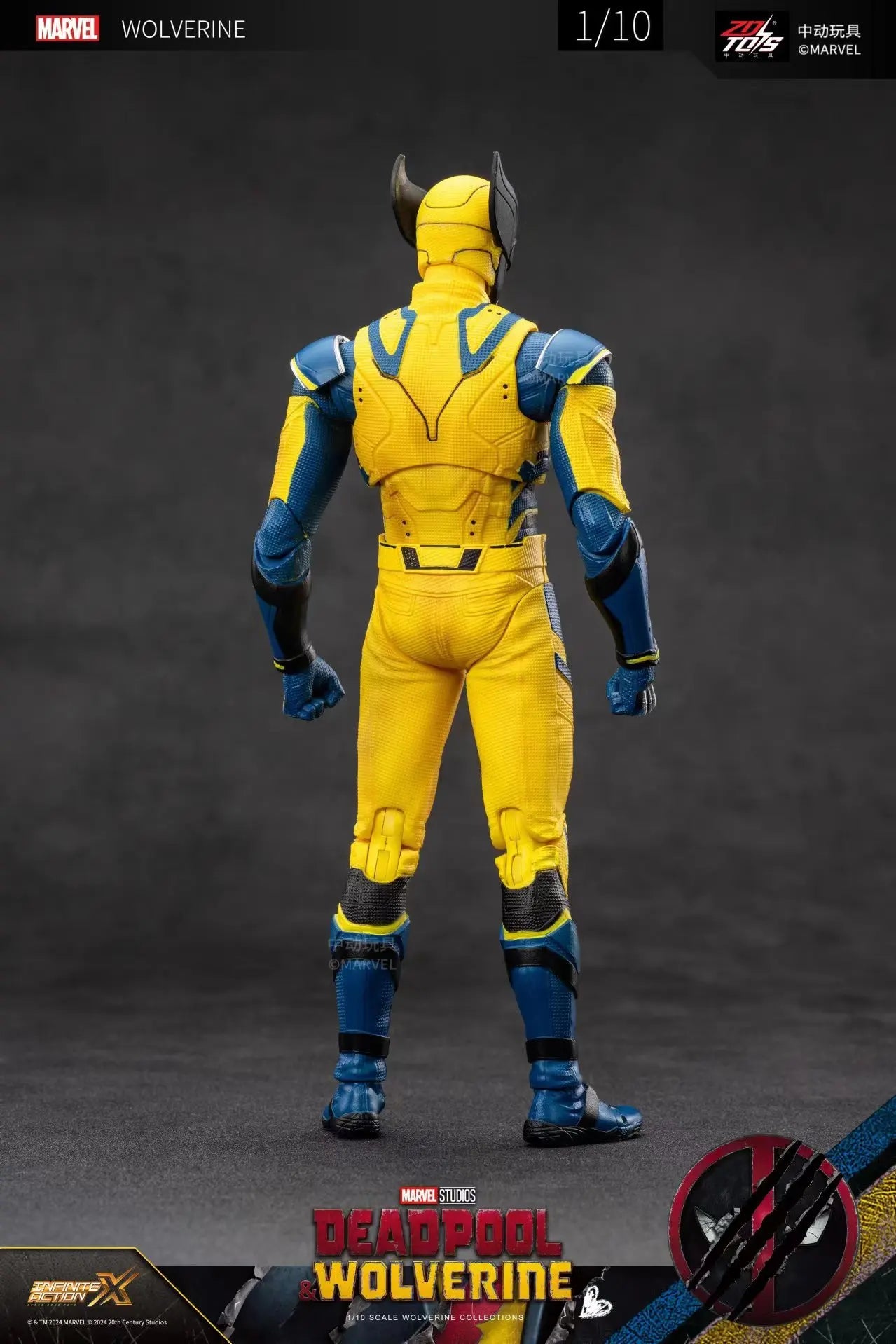 ZD Toys - Deadpool & Wolverine Action figures - Deadpool Boxed Wolverine Collection Adult Action Figures