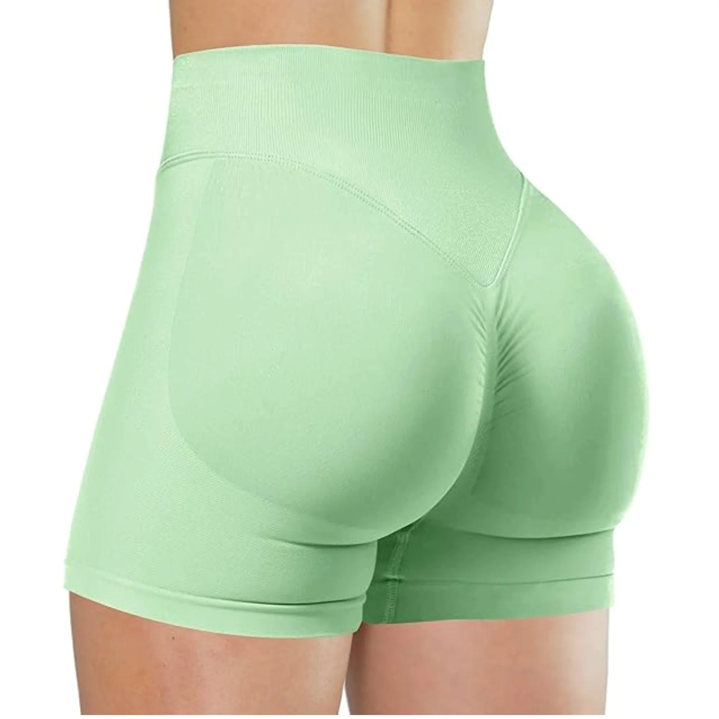Shorts de Yoga Cintura Alta - Moda Fitness Feminina