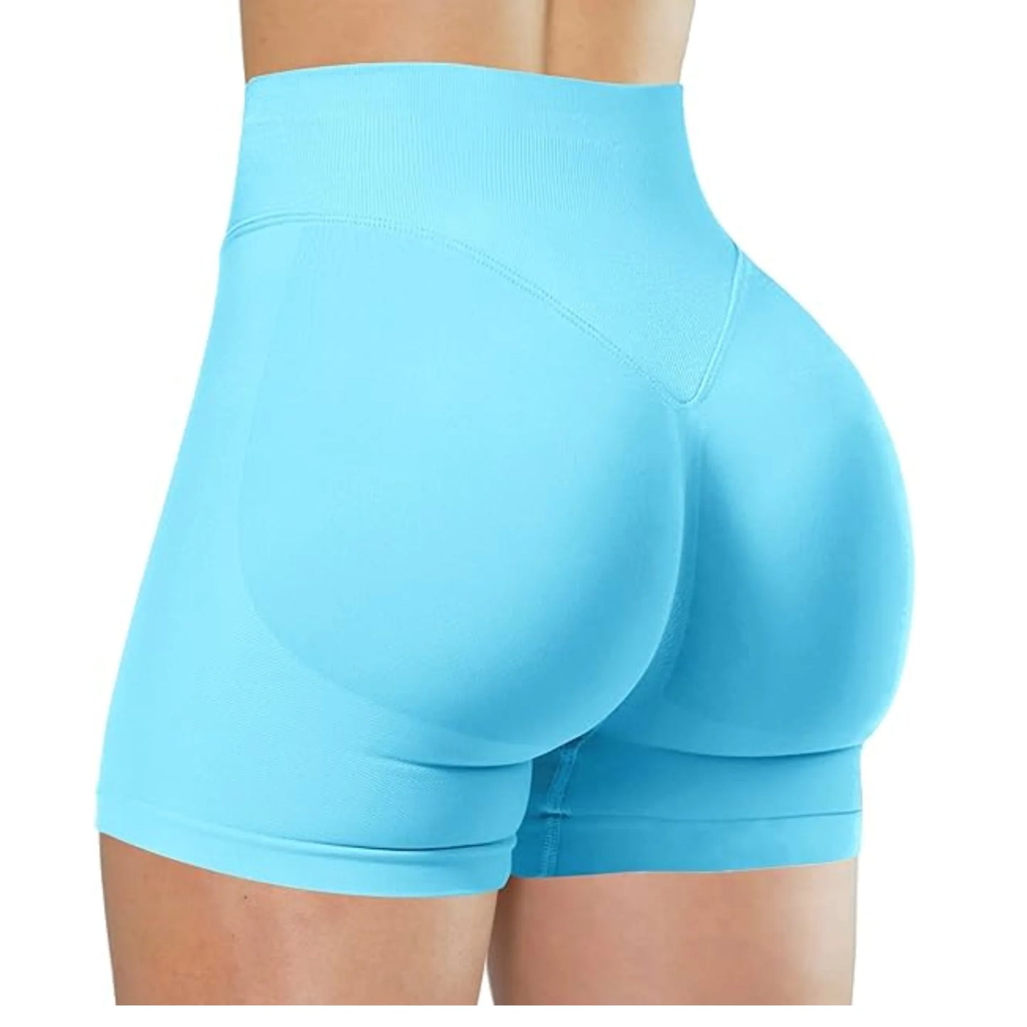 Shorts de Yoga Cintura Alta - Moda Fitness Feminina
