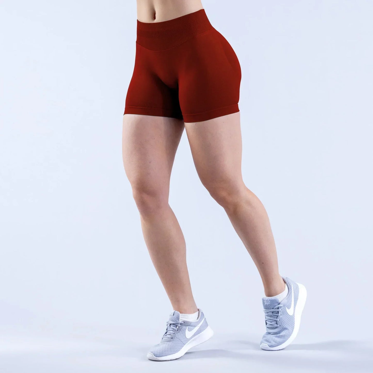 Shorts de Yoga Cintura Alta - Moda Fitness Feminina