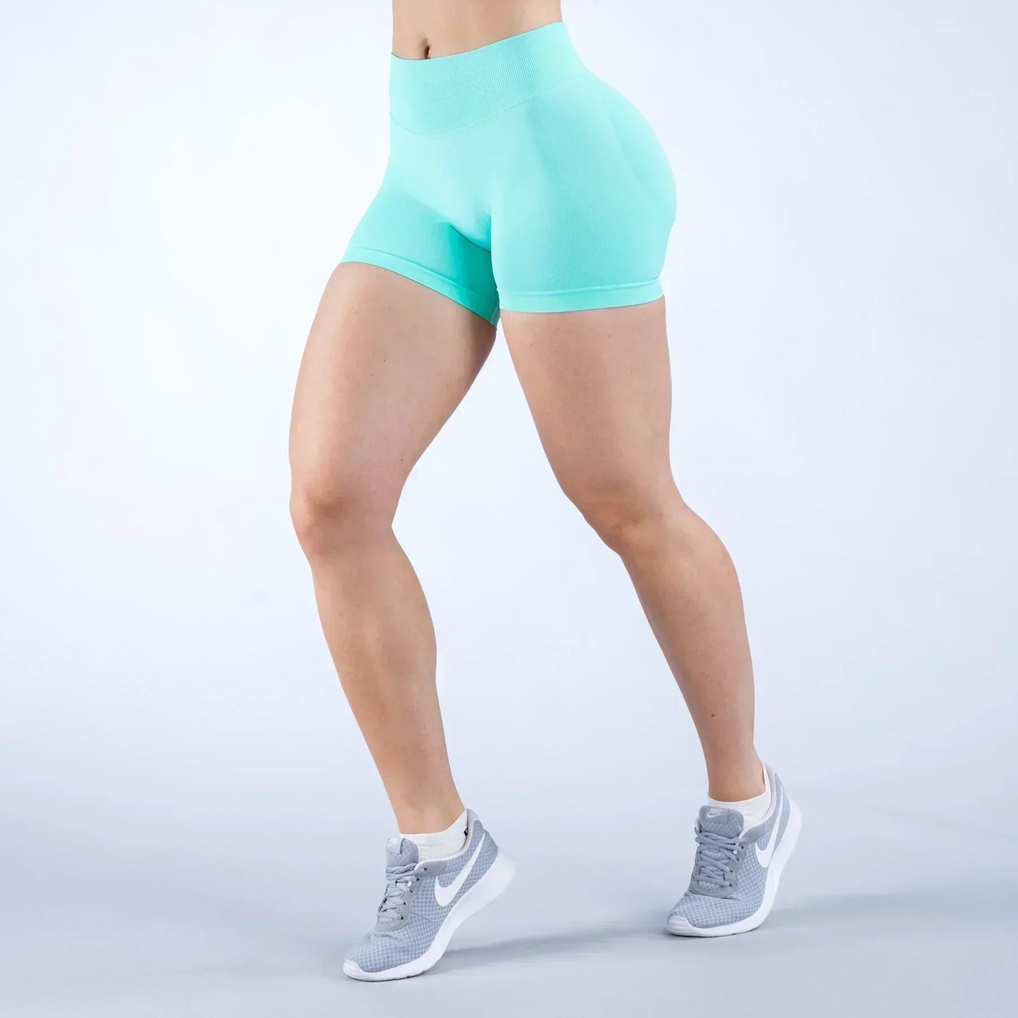 Shorts de Yoga Cintura Alta - Moda Fitness Feminina
