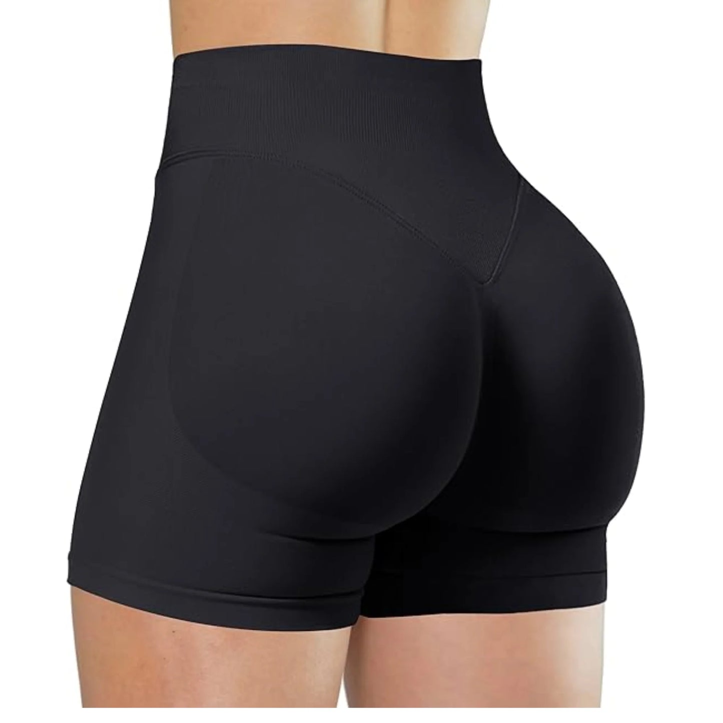 Shorts de Yoga Cintura Alta - Moda Fitness Feminina