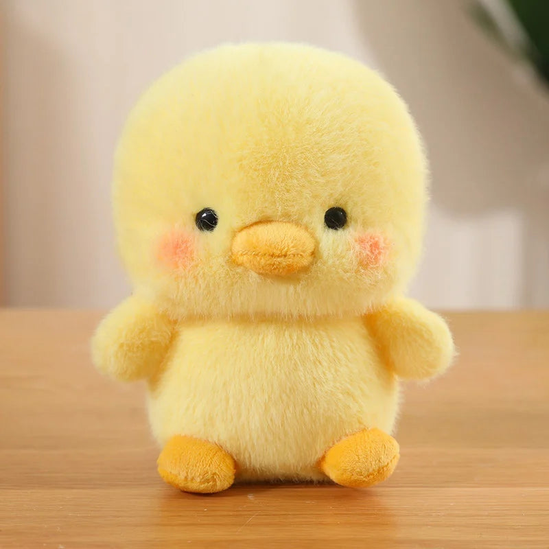 Animais Sentados Fofos – Pelúcias de Panda Vermelho, Raposa, Bicho-Preguiça, Gato, Capivara e Porquinho | Brinquedo de Pelúcia Macio para Crianças