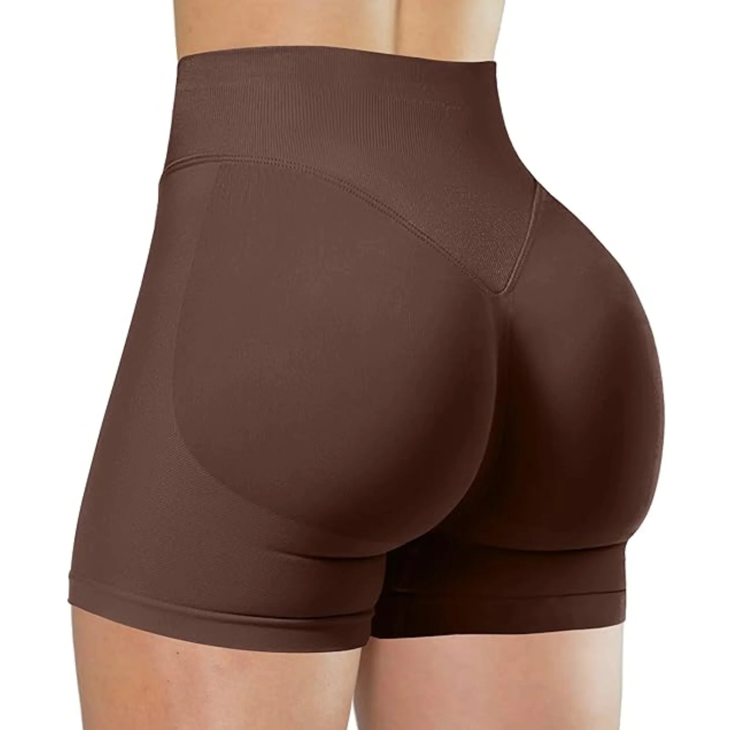 Shorts de Yoga Cintura Alta - Moda Fitness Feminina