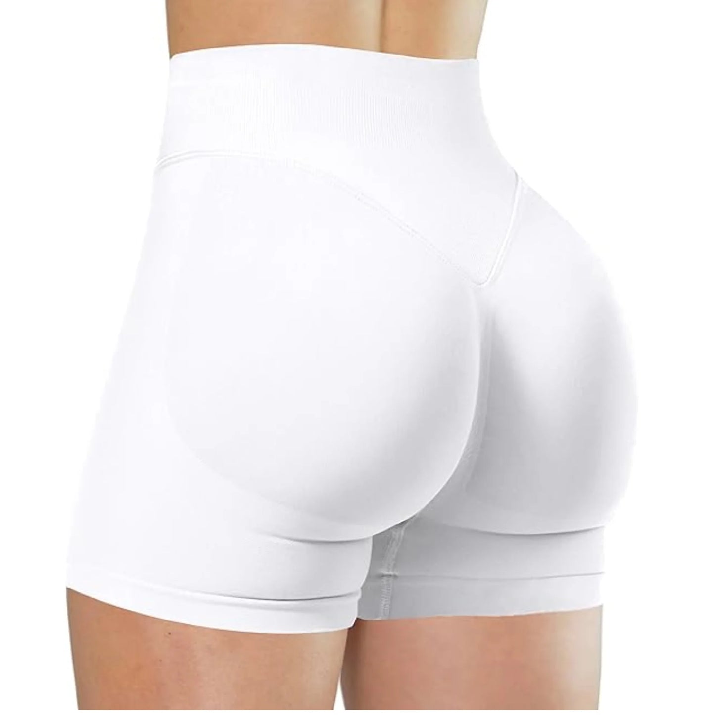 Shorts de Yoga Cintura Alta - Moda Fitness Feminina