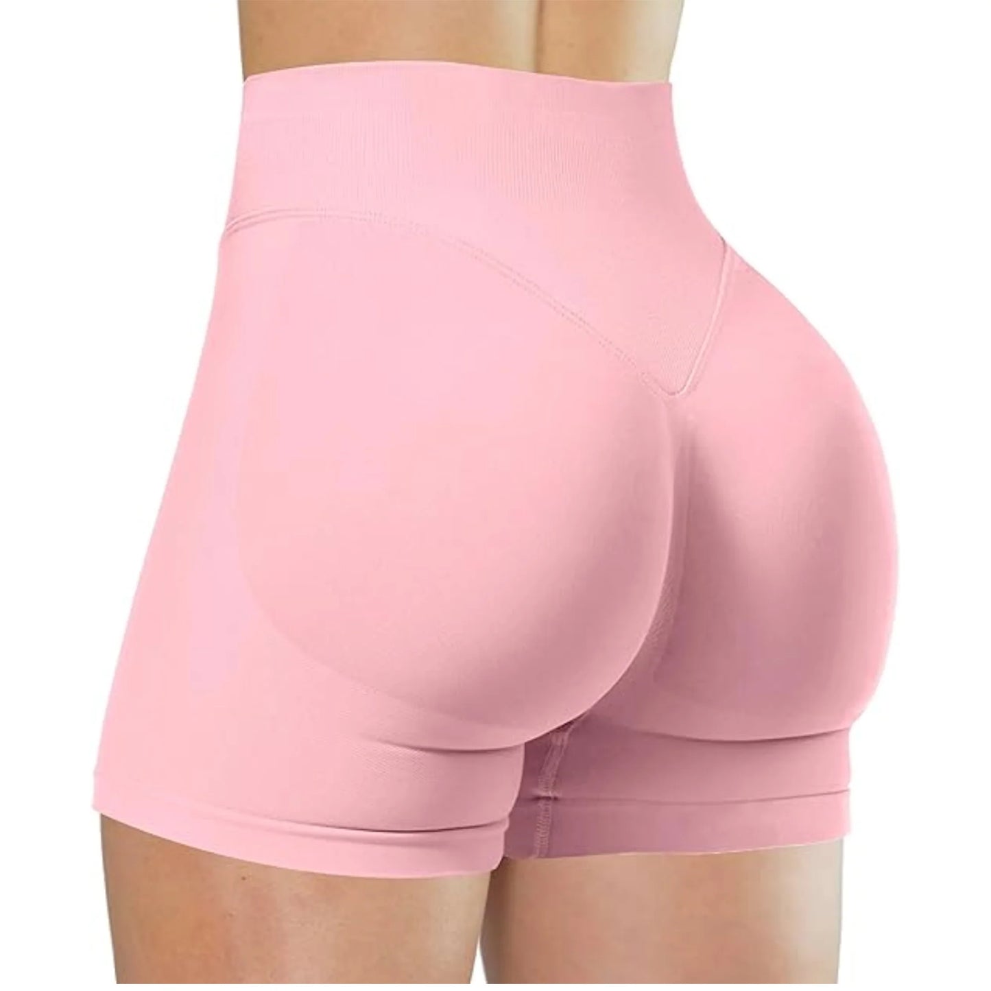 Shorts de Yoga Cintura Alta - Moda Fitness Feminina
