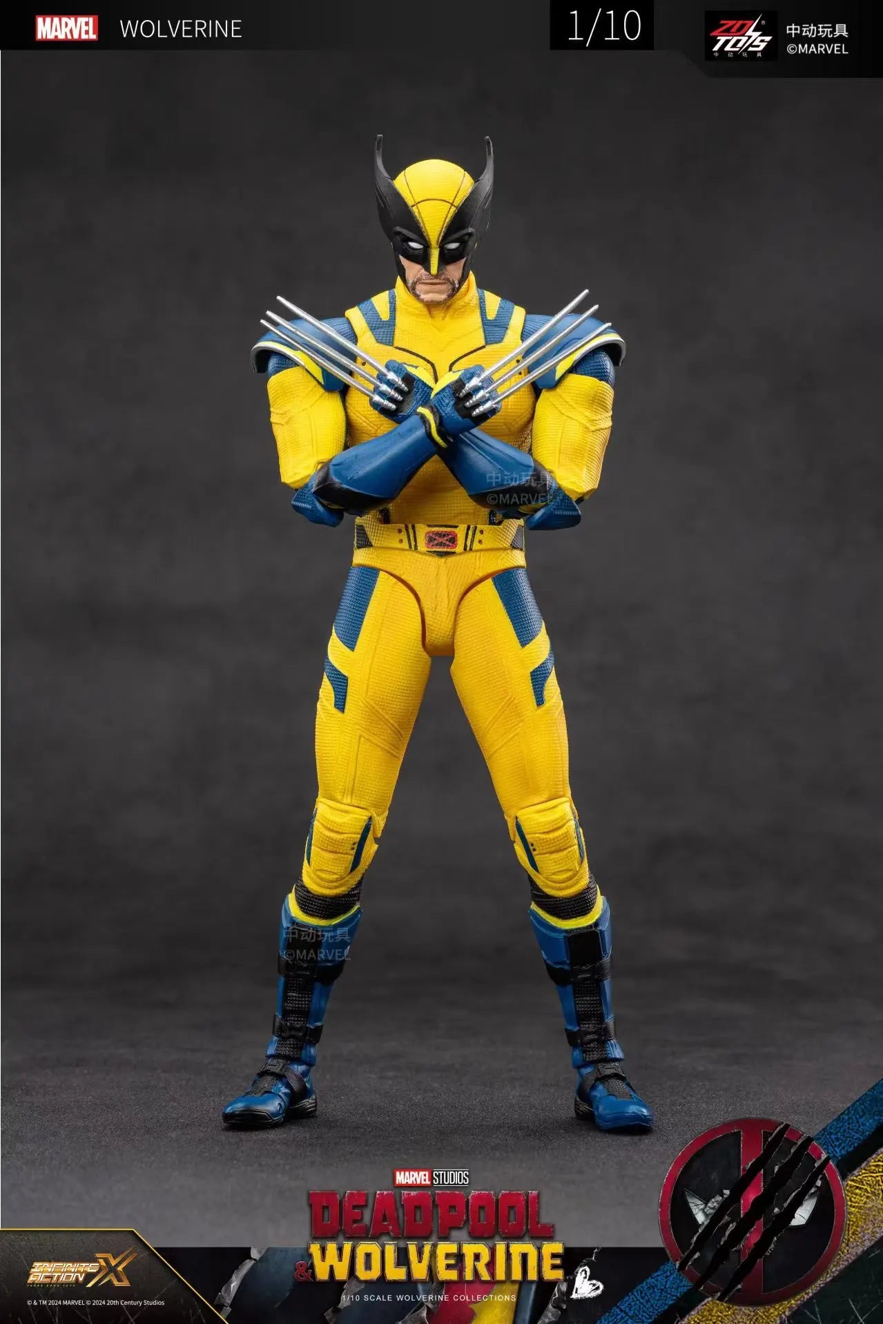 ZD Toys - Deadpool & Wolverine Action figures - Deadpool Boxed Wolverine Collection Adult Action Figures