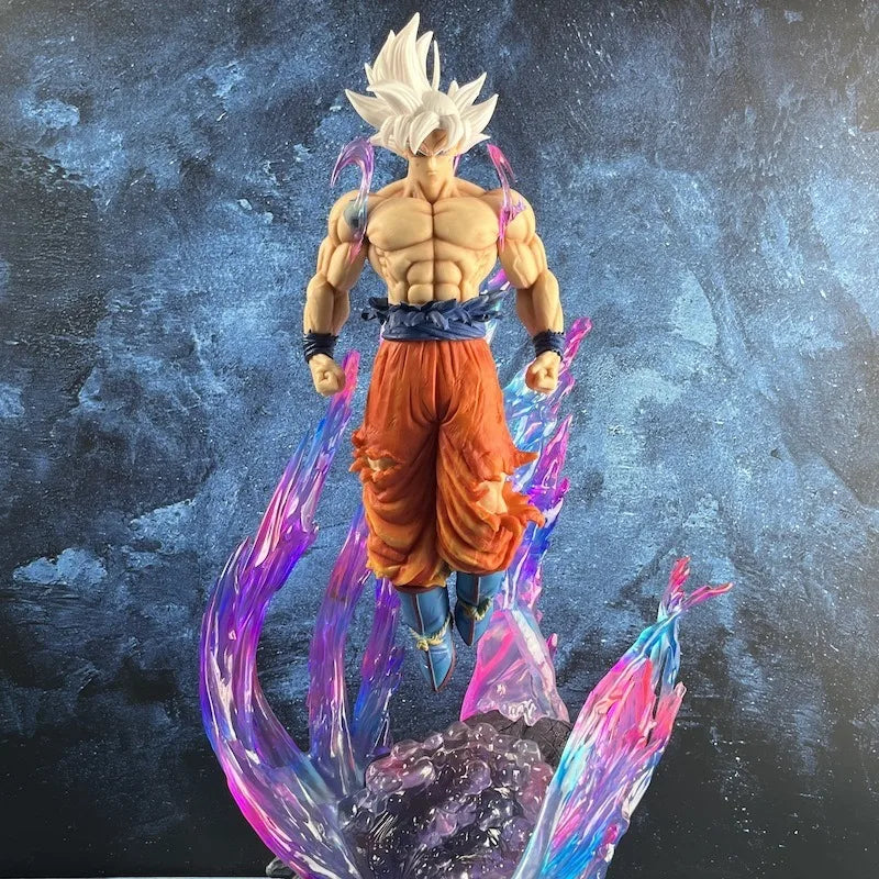 Dragon Ball Anime Figure 25cm Son Goku Ultra Instinct Super Saiyan Figure  Toy Gift