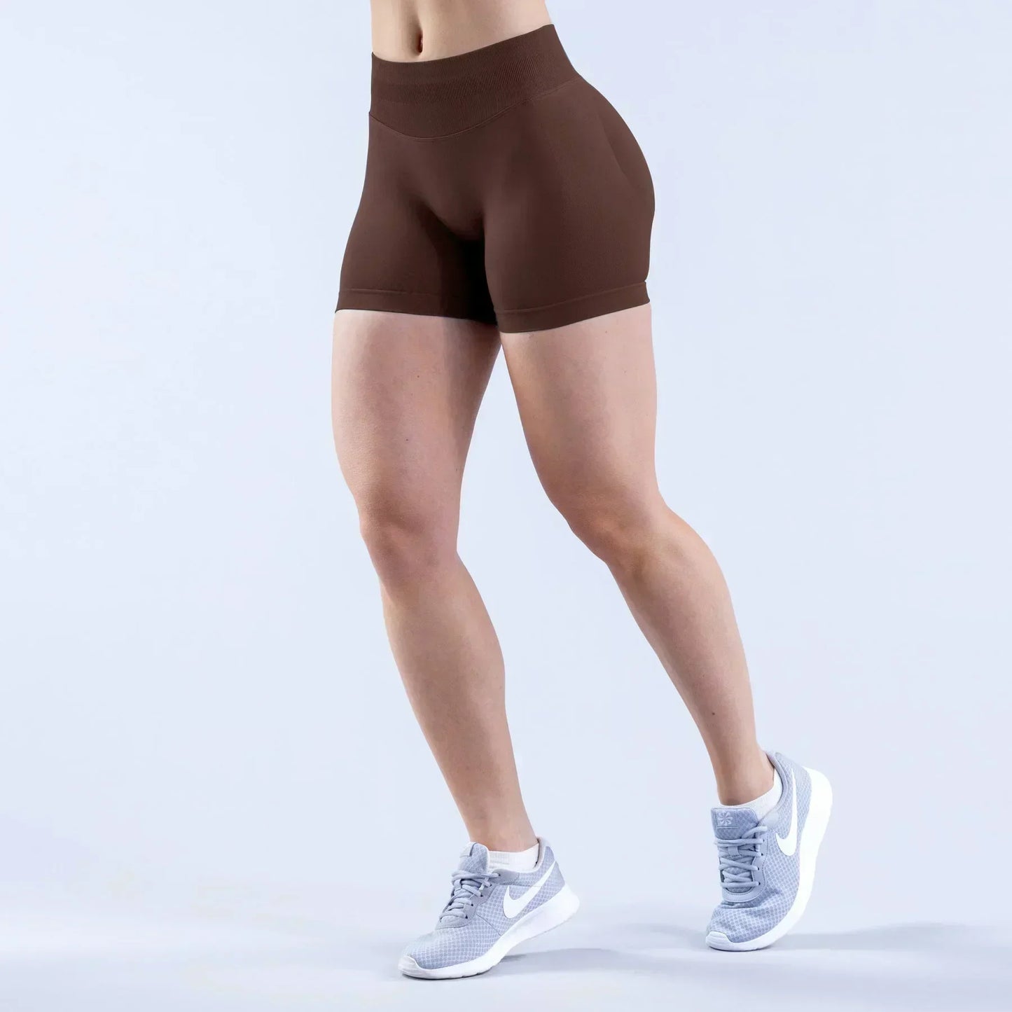 Shorts de Yoga Cintura Alta - Moda Fitness Feminina