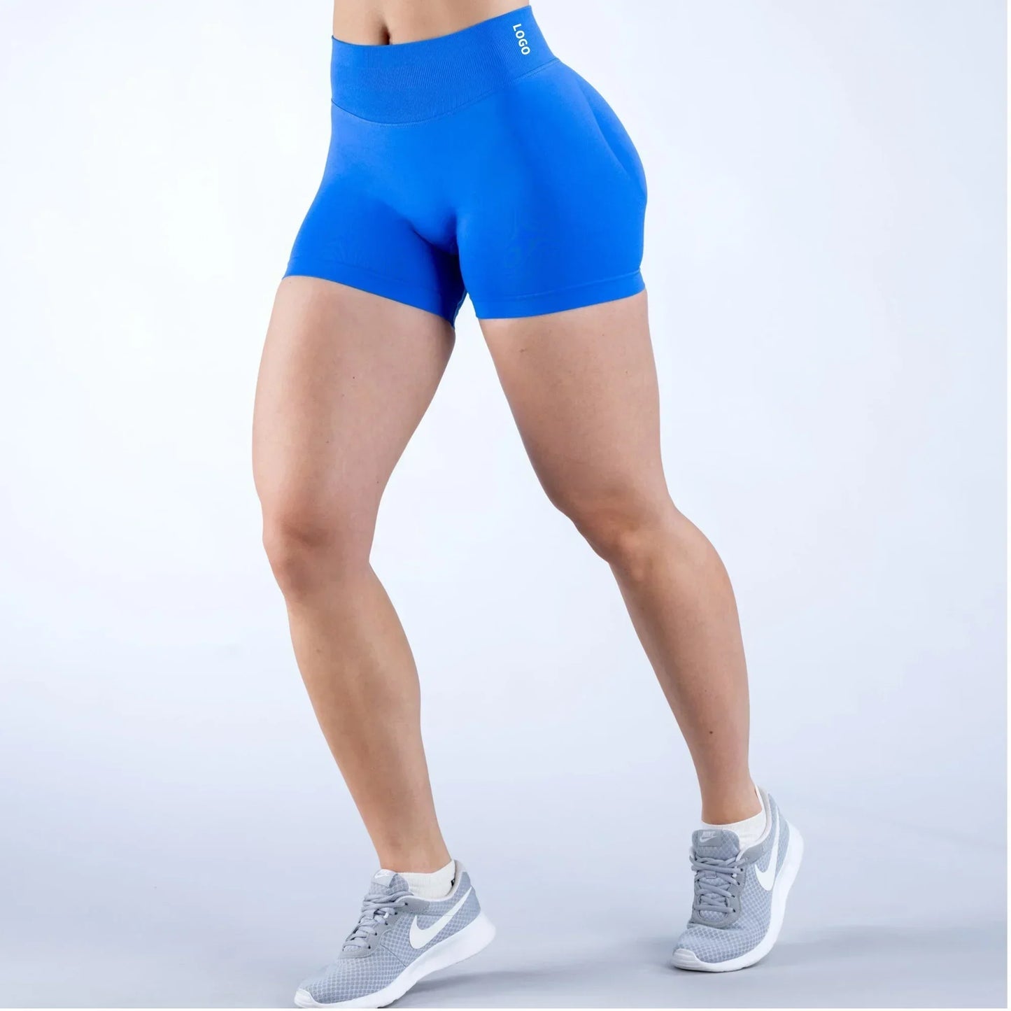 Shorts de Yoga Cintura Alta - Moda Fitness Feminina