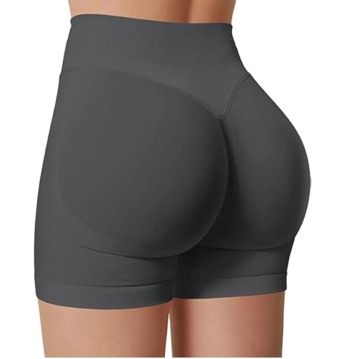 Shorts de Yoga Cintura Alta - Moda Fitness Feminina