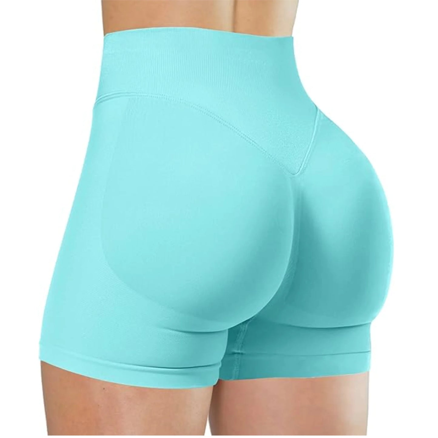Shorts de Yoga Cintura Alta - Moda Fitness Feminina