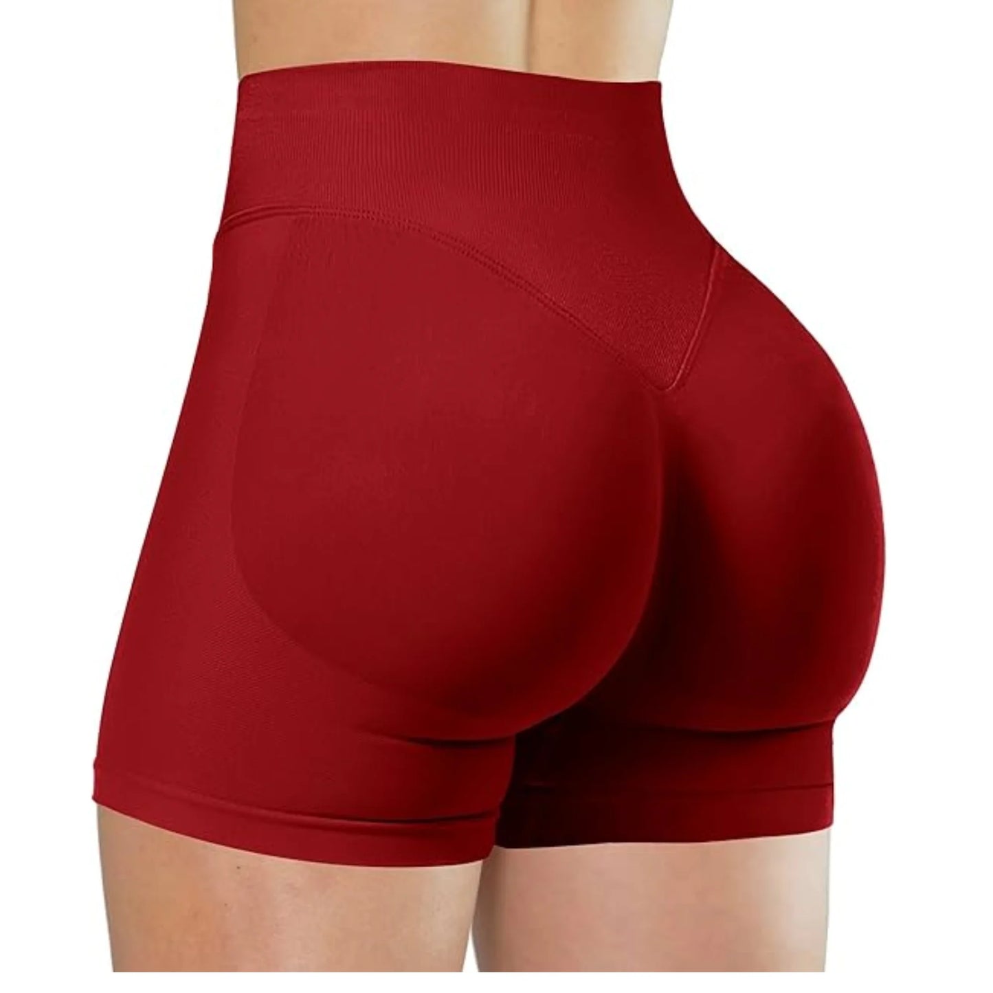 Shorts de Yoga Cintura Alta - Moda Fitness Feminina