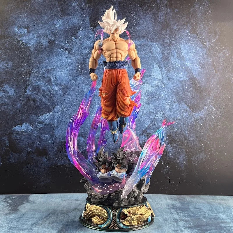 Dragon Ball Anime Figure 25cm Son Goku Ultra Instinct Super Saiyan Figure  Toy Gift