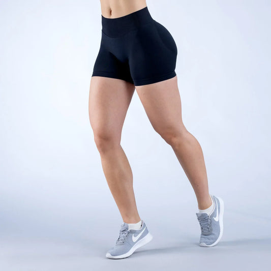 Shorts de Yoga Cintura Alta - Moda Fitness Feminina