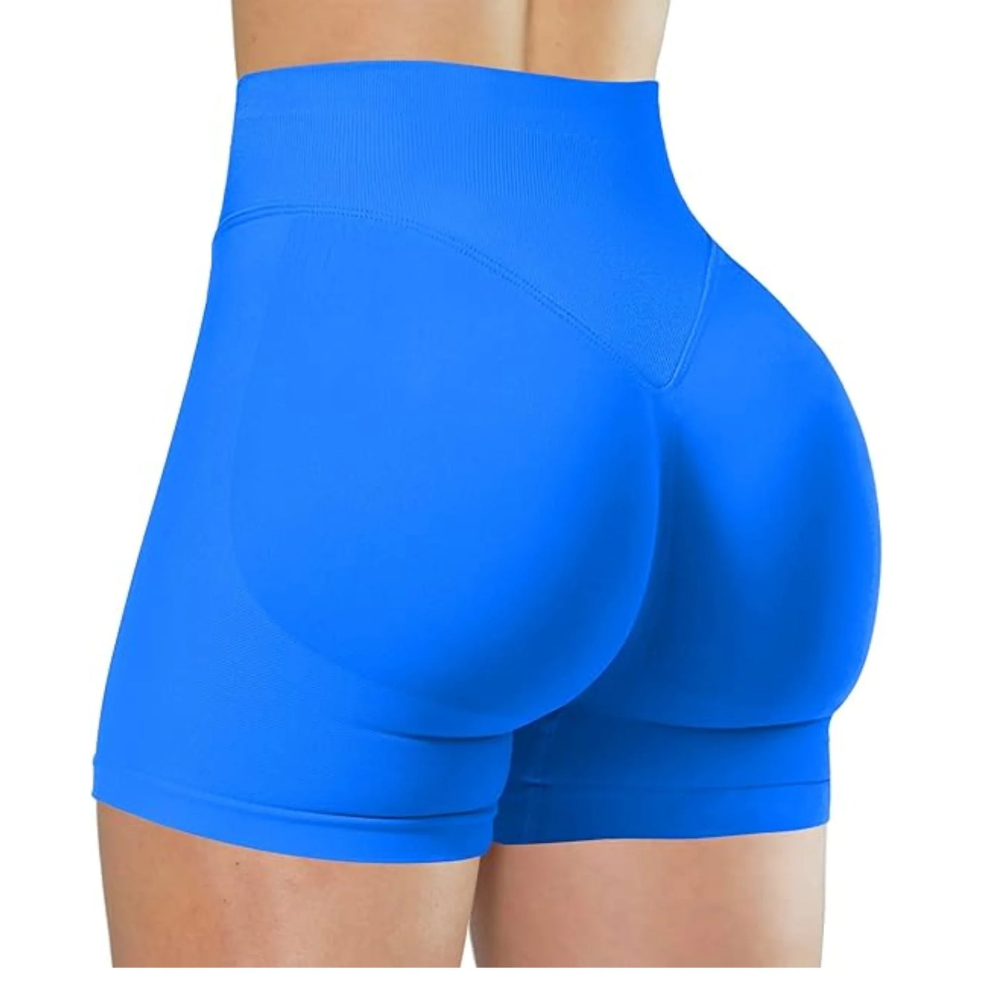 Shorts de Yoga Cintura Alta - Moda Fitness Feminina
