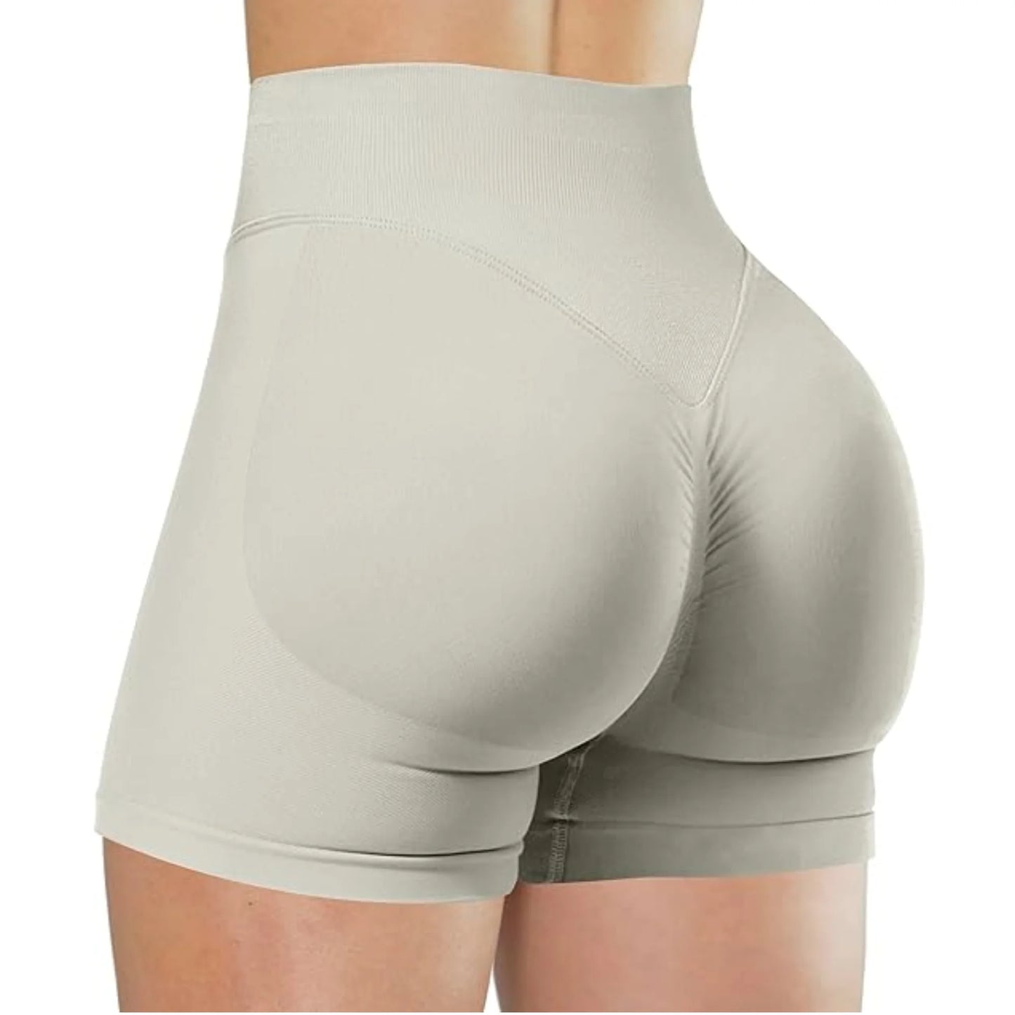 Shorts de Yoga Cintura Alta - Moda Fitness Feminina