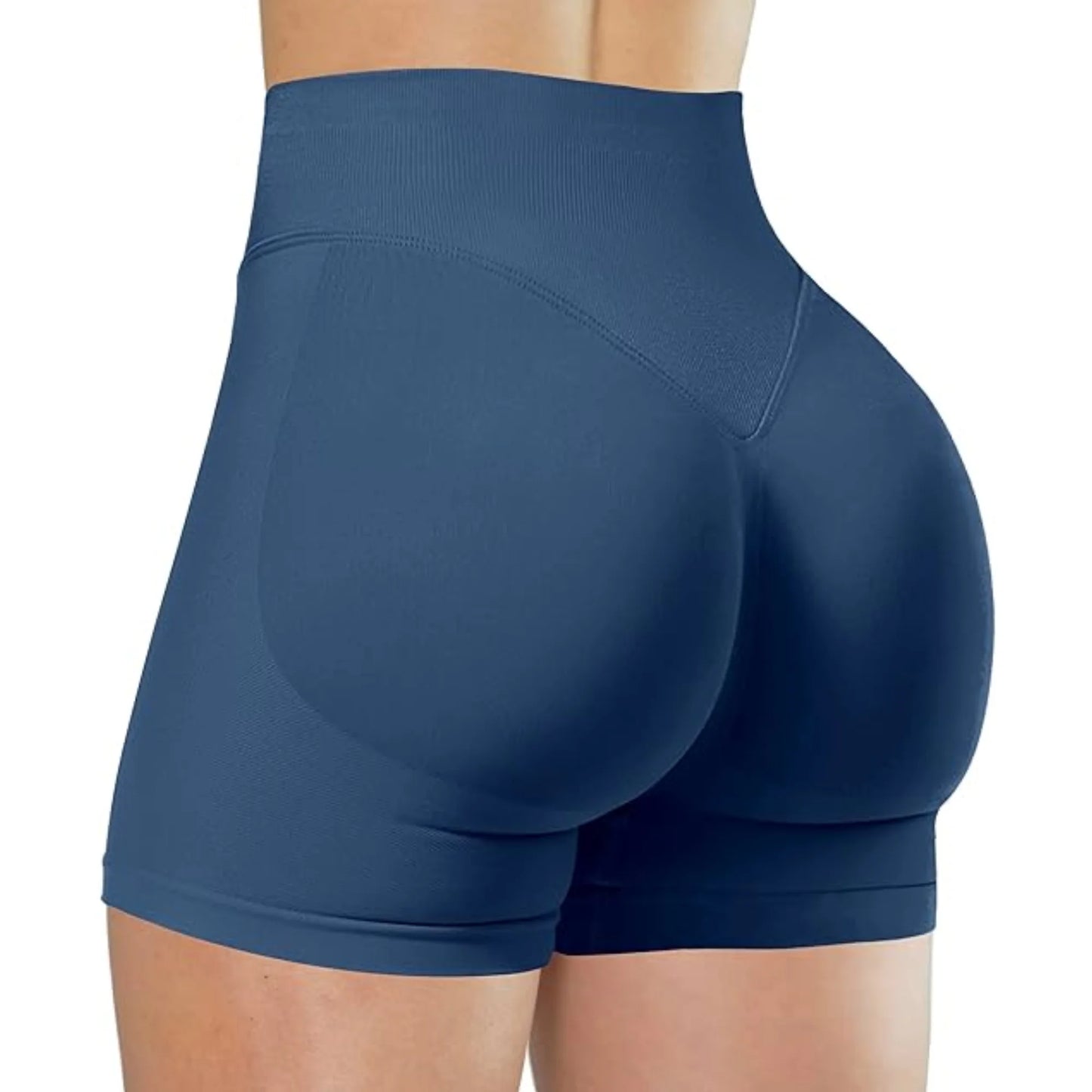Shorts de Yoga Cintura Alta - Moda Fitness Feminina