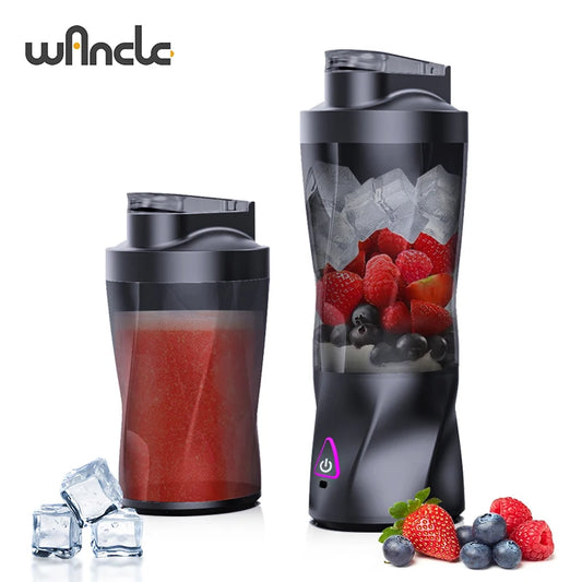 Liquidificador Elétrico Portátil 700ML - Espremedor de Frutas Frescas Multifuncional USB Recarregável para Shakes e Smoothies - Copo de Mistura para Uso Externo