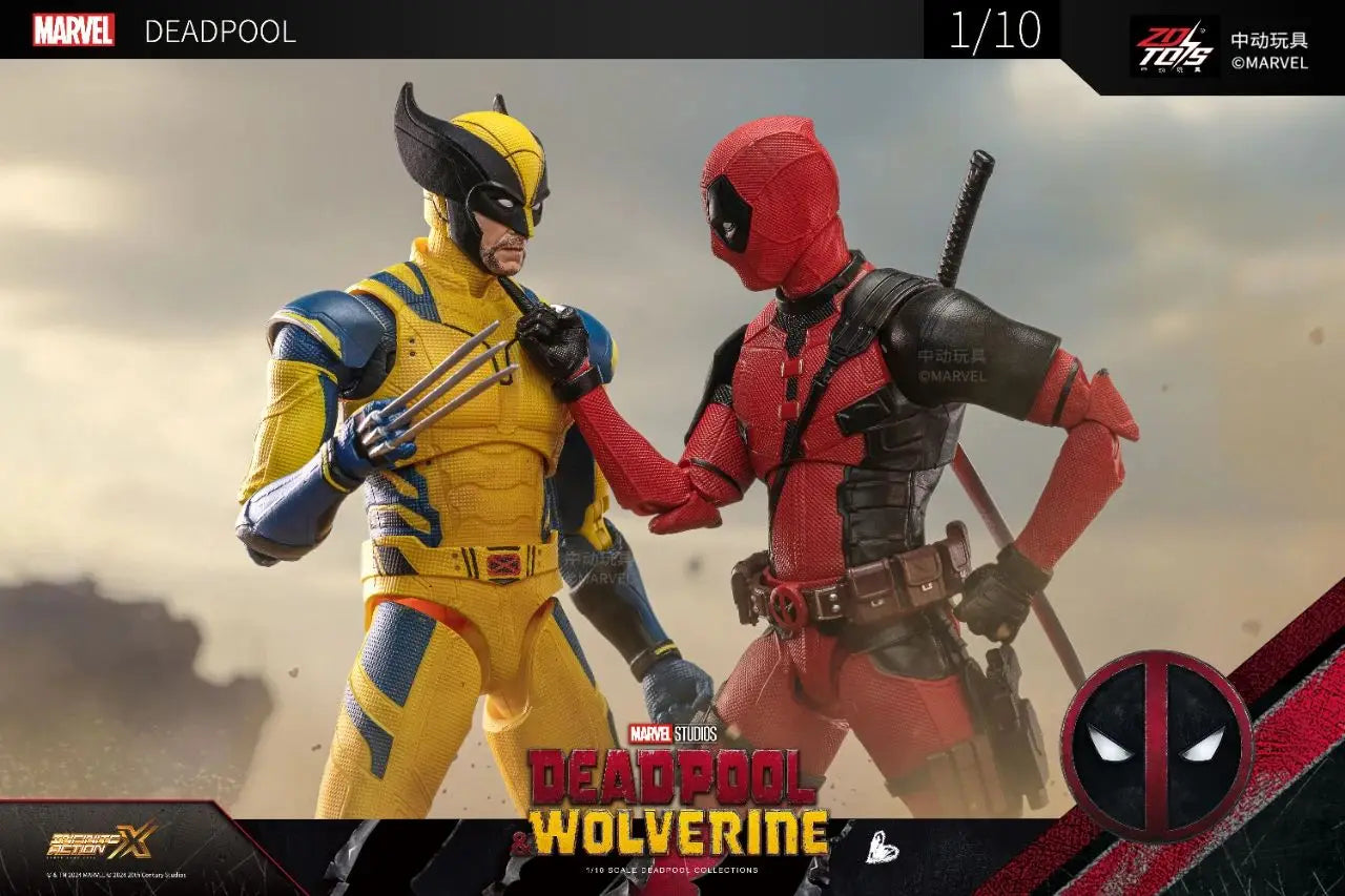 ZD Toys - Deadpool & Wolverine Action figures - Deadpool Boxed Wolverine Collection Adult Action Figures