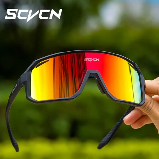 Óculos de ciclismo SCVCN para bicicleta, montanha, caminhada, acampamento, golfe, óculos de sol com proteção UV400 para homens e mulheres