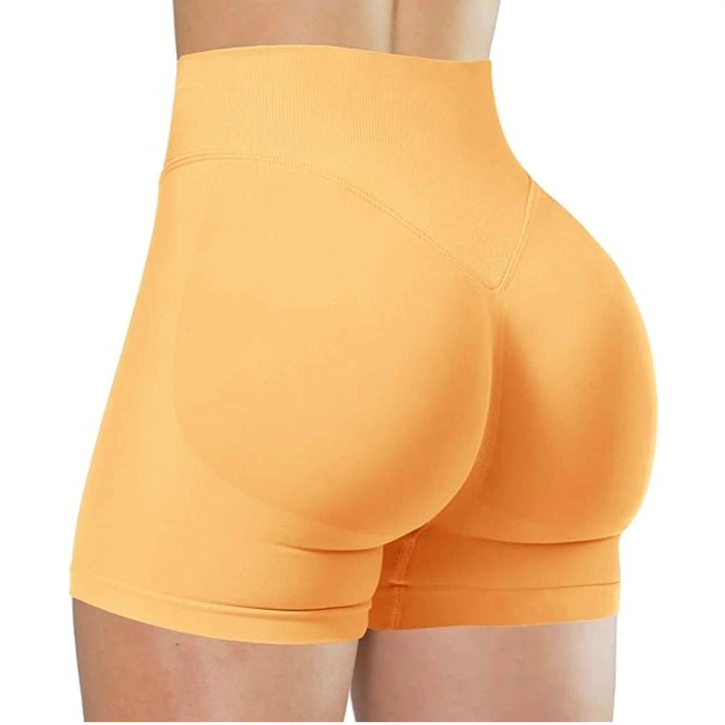 Shorts de Yoga Cintura Alta - Moda Fitness Feminina