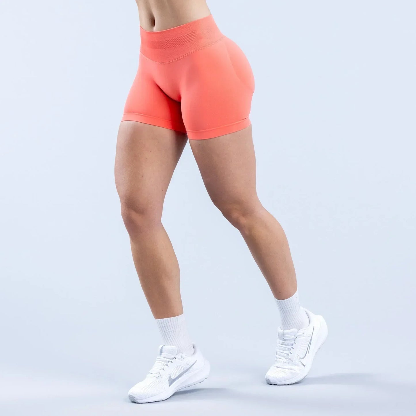 Shorts de Yoga Cintura Alta - Moda Fitness Feminina