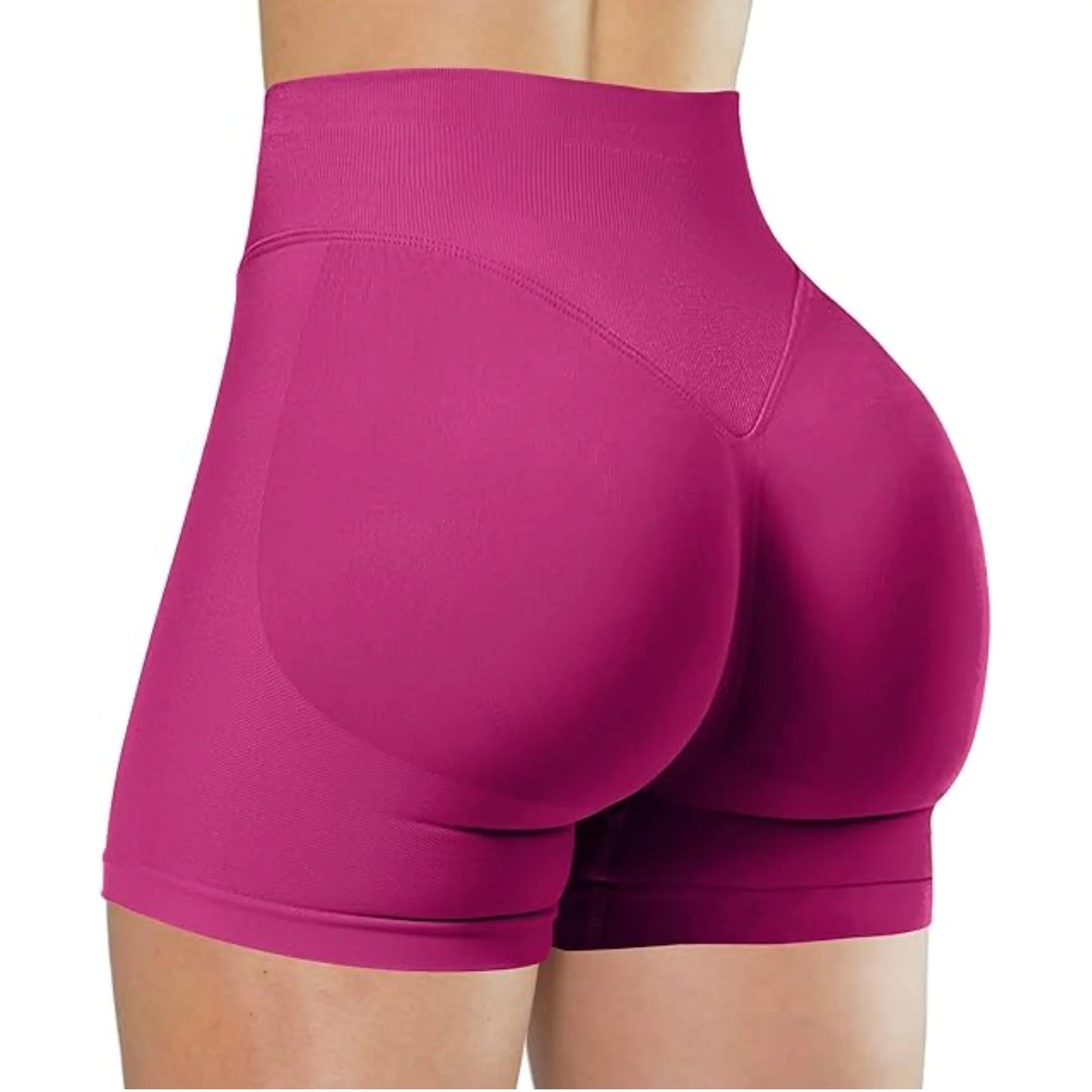 Shorts de Yoga Cintura Alta - Moda Fitness Feminina