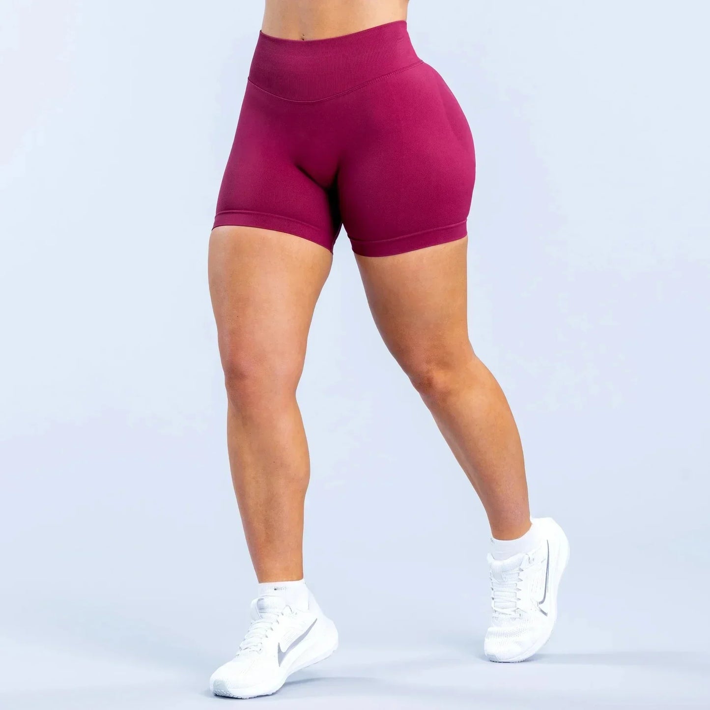 Shorts de Yoga Cintura Alta - Moda Fitness Feminina