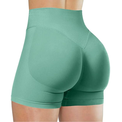 Shorts de Yoga Cintura Alta - Moda Fitness Feminina
