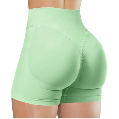 Shorts de Yoga Cintura Alta - Moda Fitness Feminina