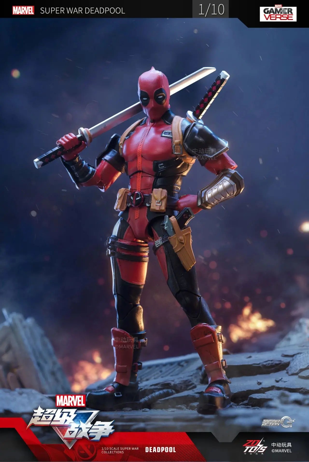 ZD Toys - Deadpool & Wolverine Action figures - Deadpool Boxed Wolverine Collection Adult Action Figures