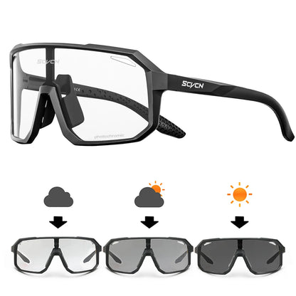 Óculos de ciclismo SCVCN para bicicleta, montanha, caminhada, acampamento, golfe, óculos de sol com proteção UV400 para homens e mulheres