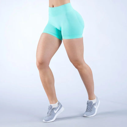Shorts de Yoga Cintura Alta - Moda Fitness Feminina