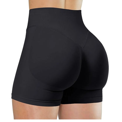 Shorts de Yoga Cintura Alta - Moda Fitness Feminina
