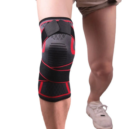 1 Peça de Joelheiras Esportivas em Nylon – Compressão para Corrida, Academia, Musculação, Ciclismo, Basquete e Atividades ao Ar Livre