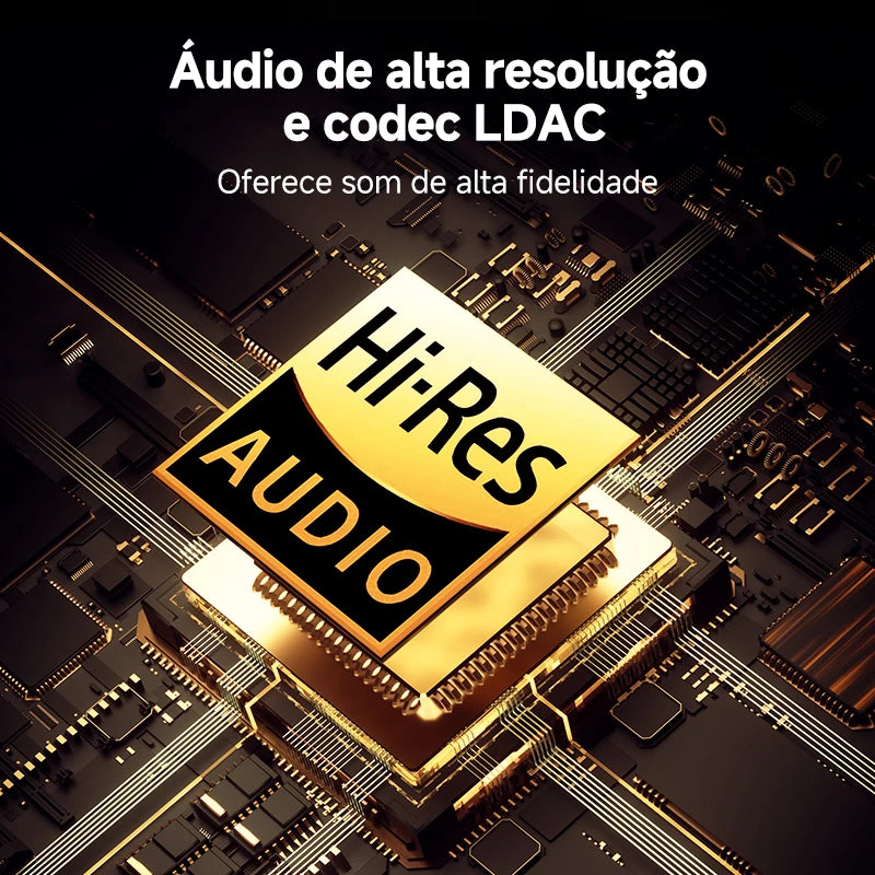Fone de ouvido sem fio QCY H3 Pro ANC - Bluetooth 5.4
