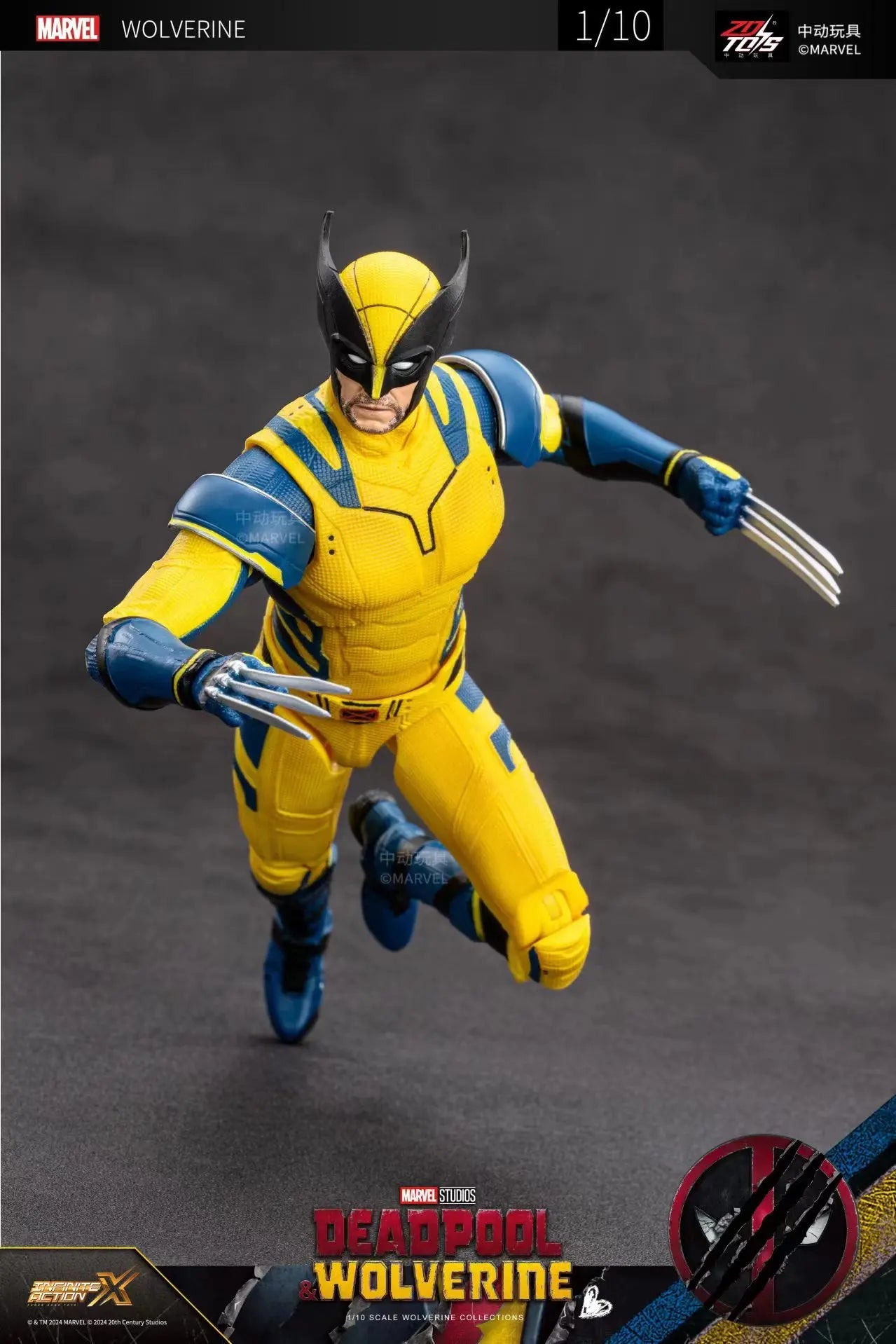 ZD Toys - Deadpool & Wolverine Action figures - Deadpool Boxed Wolverine Collection Adult Action Figures