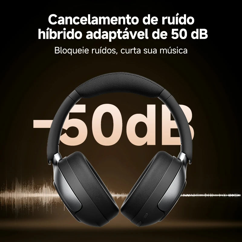 Fone de ouvido sem fio QCY H3 Pro ANC - Bluetooth 5.4