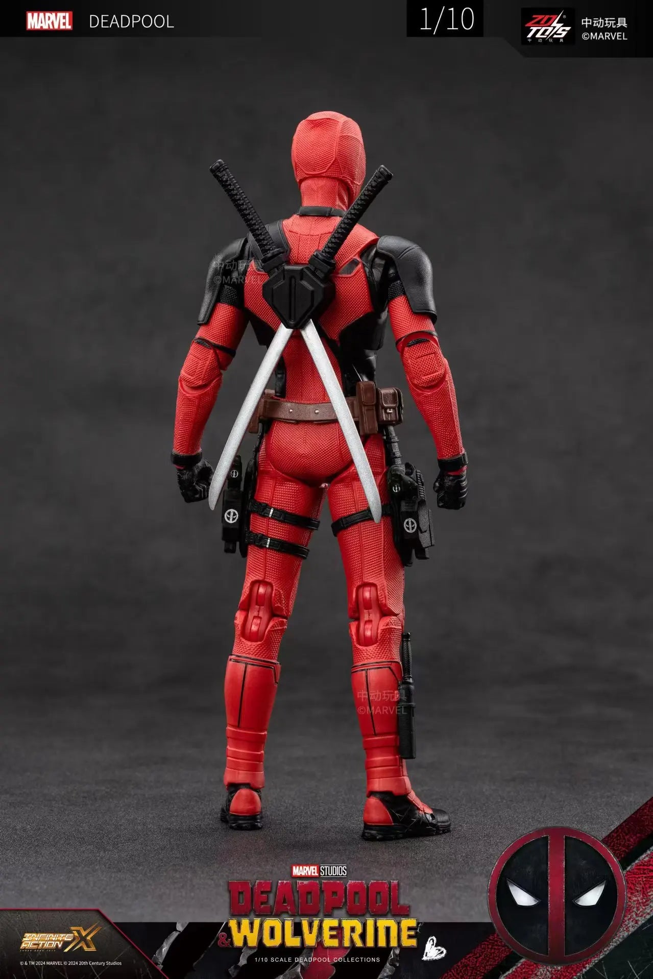 ZD Toys - Deadpool & Wolverine Action figures - Deadpool Boxed Wolverine Collection Adult Action Figures