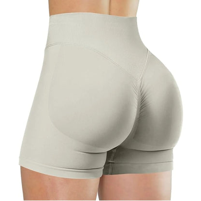 Shorts de Yoga Cintura Alta - Moda Fitness Feminina