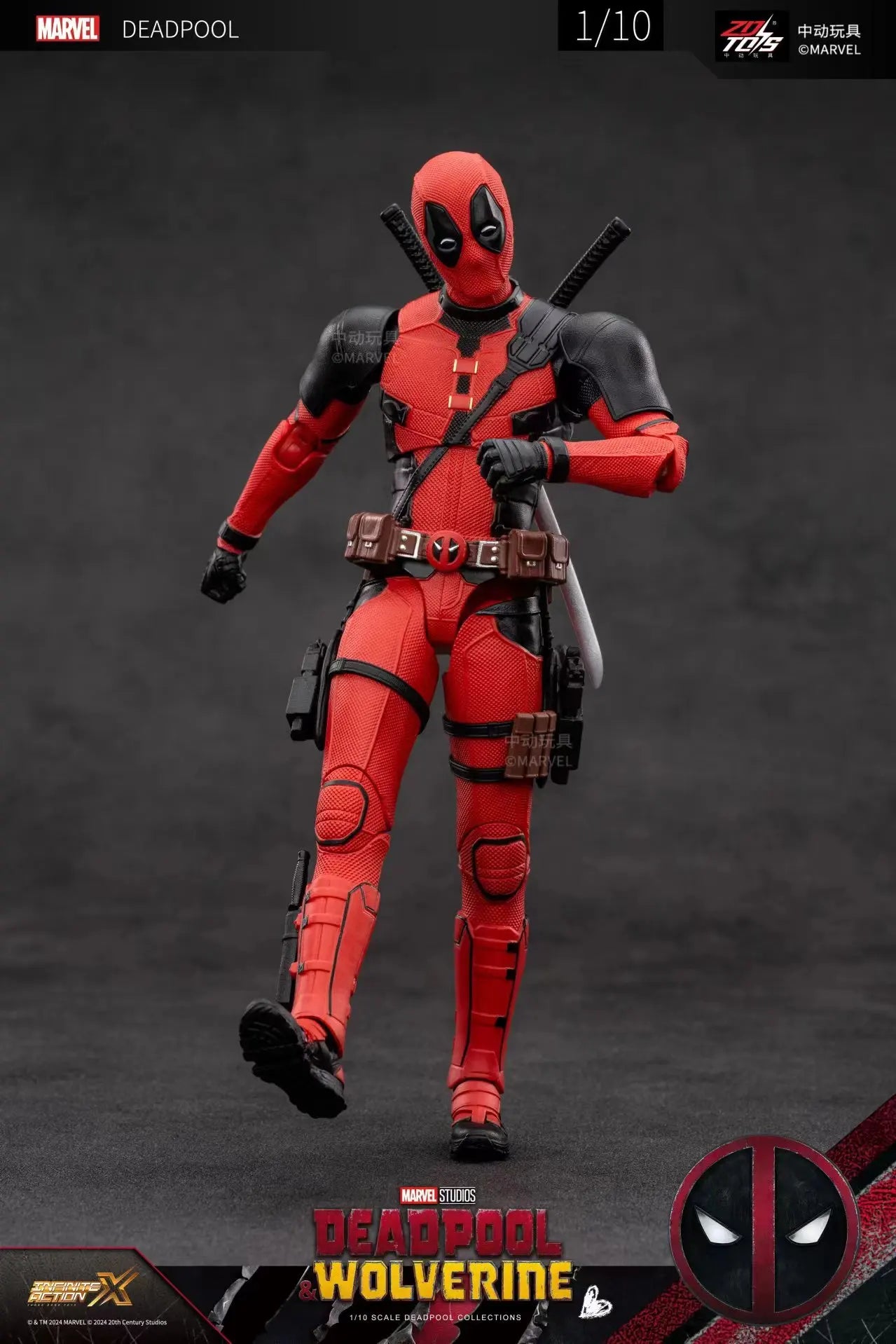 ZD Toys - Deadpool & Wolverine Action figures - Deadpool Boxed Wolverine Collection Adult Action Figures